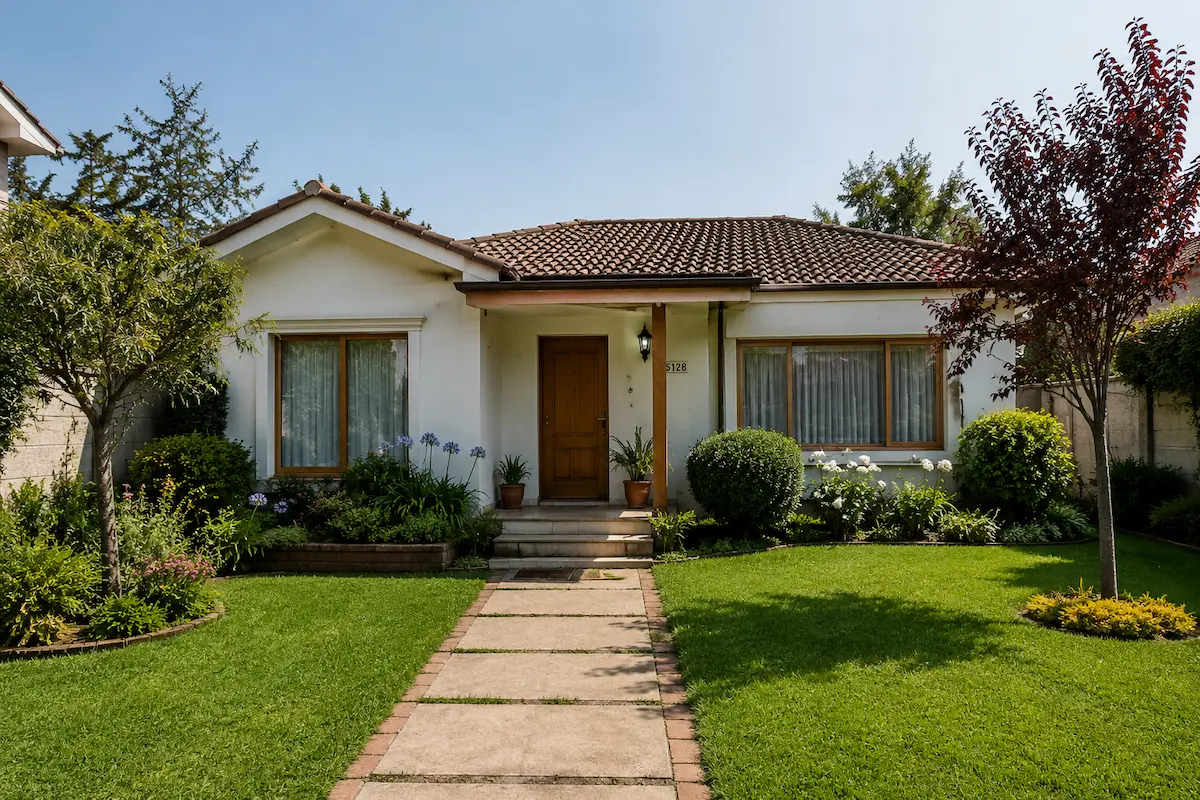 Casa de un piso con jardín en La Reina